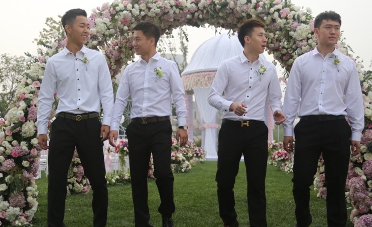 乒乓球名將李曉霞翟一鳴大婚，高清大圖